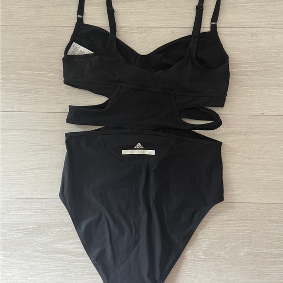 Black Cutout One-Piece Swimsuit Adidas - Picture 3 of 10